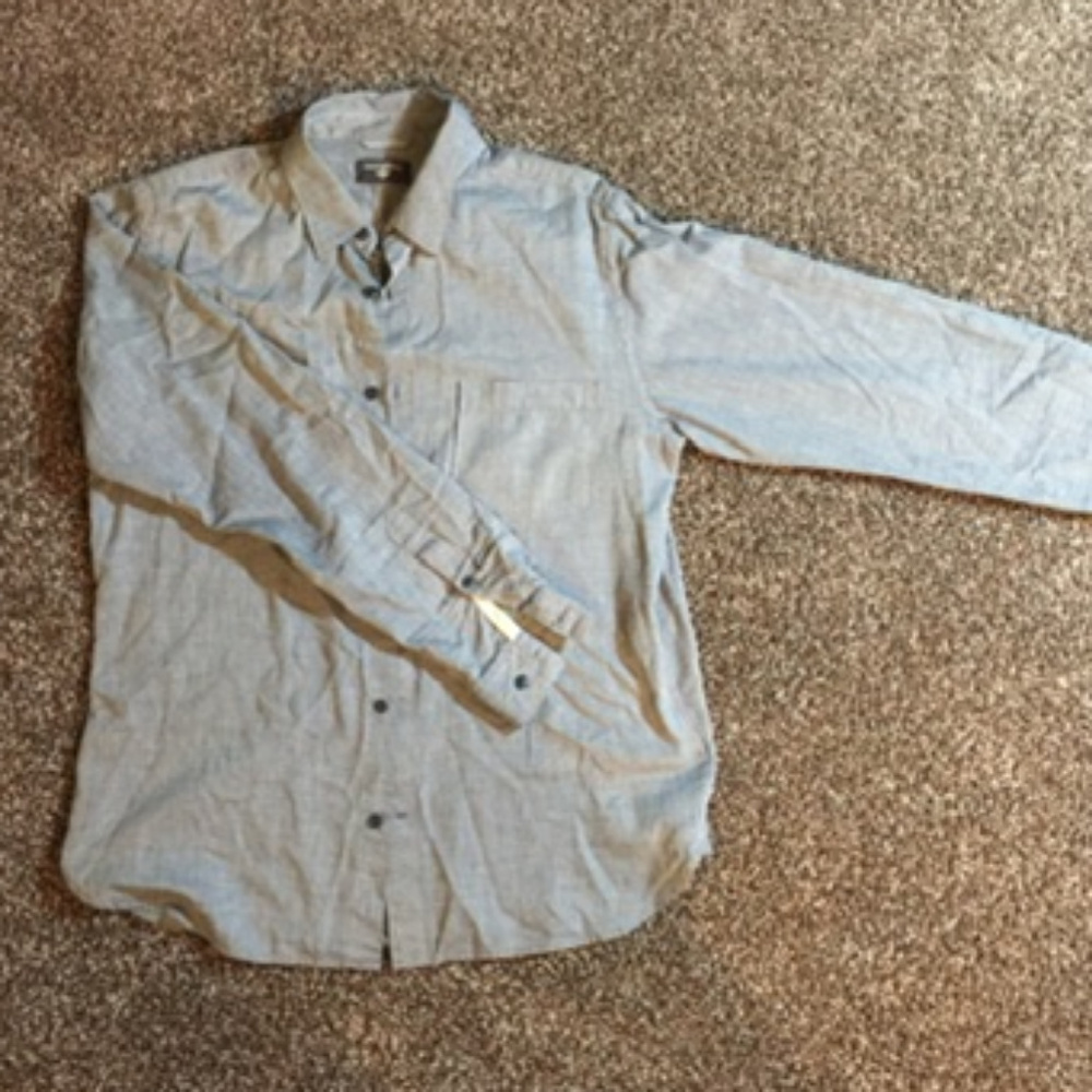 Men's Grey Dress Shirt